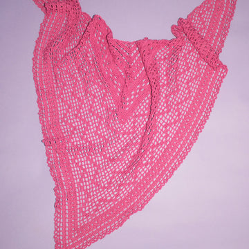 "Night Breeze Shawl" - Shawl Crochet Pattern For Women in Paintbox Yarns Cotton DK