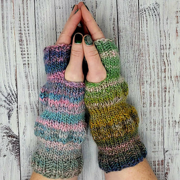 Ribbed & Ruched Gloves