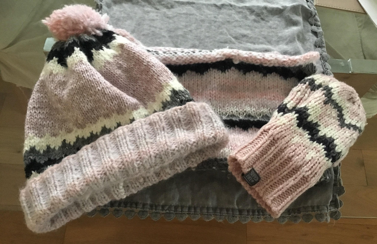 Superdry inspired hat and cowl