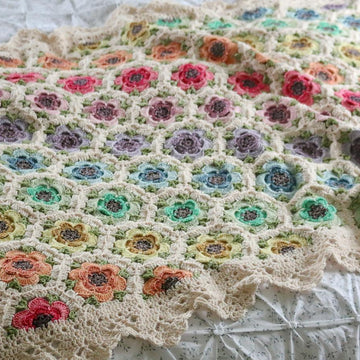 Painted Anemones Blanket