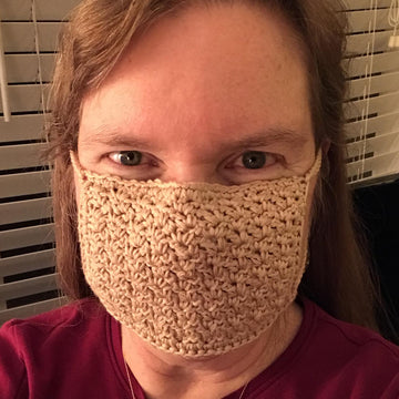 EASY Crochet Face Mask with Filter Pocket