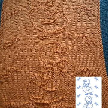 Nr. 515 Easter ducklings guest towel