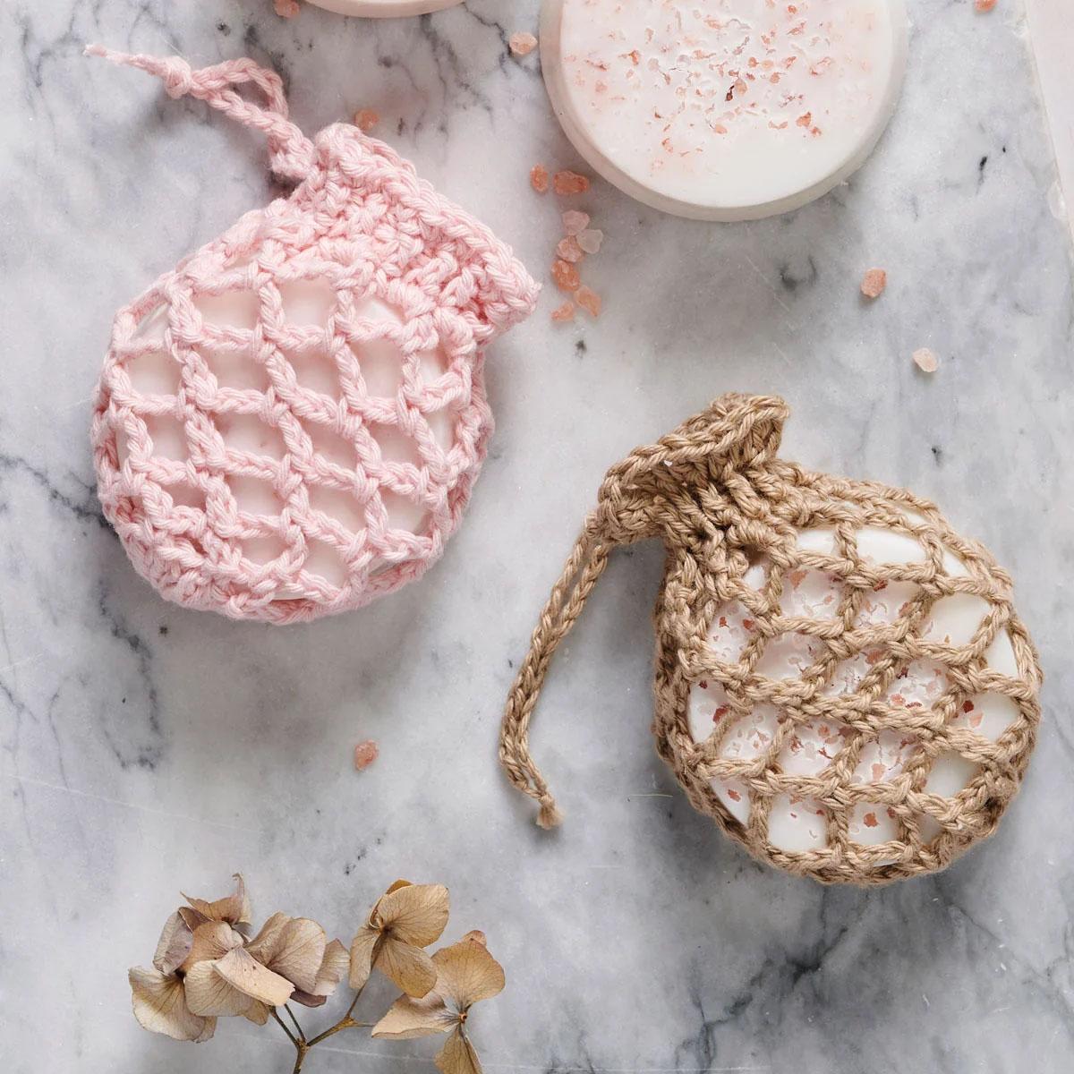 Soap Pouch Crochet Pattern and Recipe