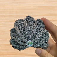 Crochet shell coin bag pattern