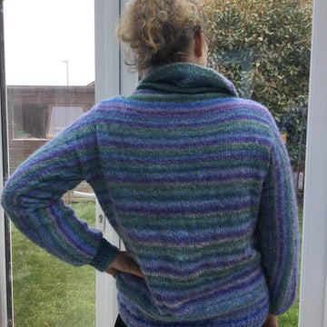Cowl neck sweater