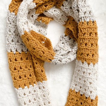 Granny Stripe Scarf