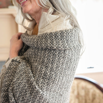 Mowbray Throw in Berroco Hearthside - Downloadable PDF