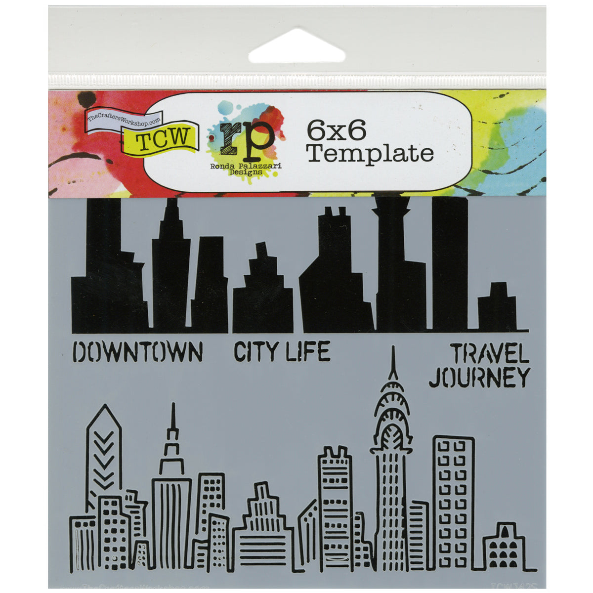The Crafter's Workshop Crafter's Workshop Template 6"X6" - Urban Landscape