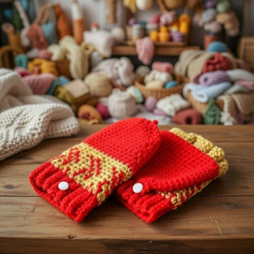 Crochet Convertible GlovesCrochet Convertible Gloves Pattern | Fingerless Gloves with Flip Cap | Instant PDF + Video Tutorial