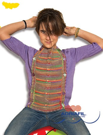 Ametista Pullover in Adriafil Fusione & Cheope - Downloadable PDF