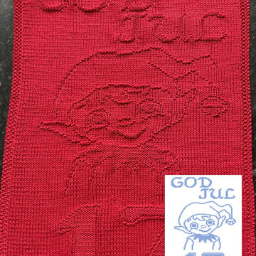 Nr. 678 17. Elf God Jul guest towel