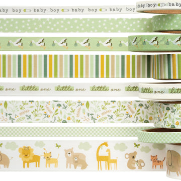 American Crafts Peek-A-Boo You Washi Tape 8/Pkg - Boy