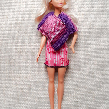 1:6th scale Pretty Ponchos for Doll