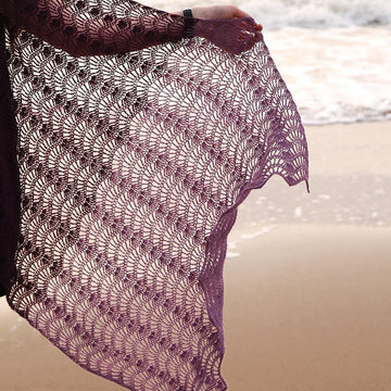 Feather & Fan Shawl