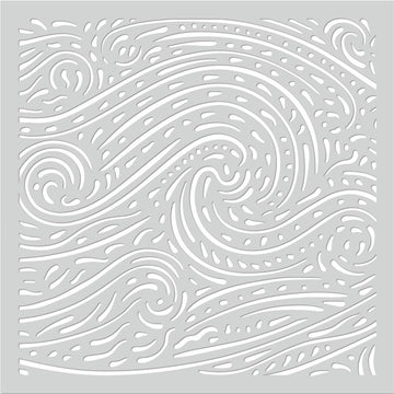Hero Arts Stencil 6"X6" - Starry Night