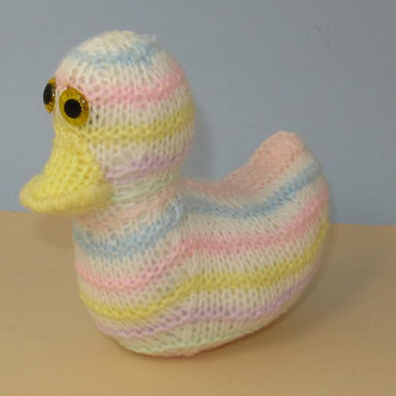 Candy Stripe Baby Duck Toy