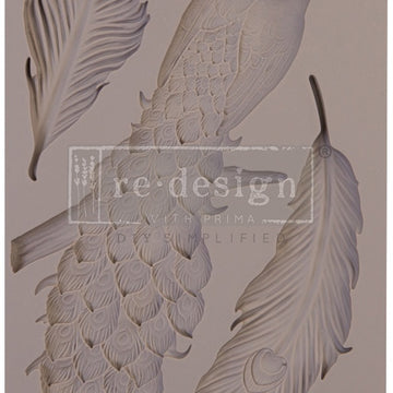 Prima Marketing Re-Design Mould 5"X8"X8mm - Regal Peacock