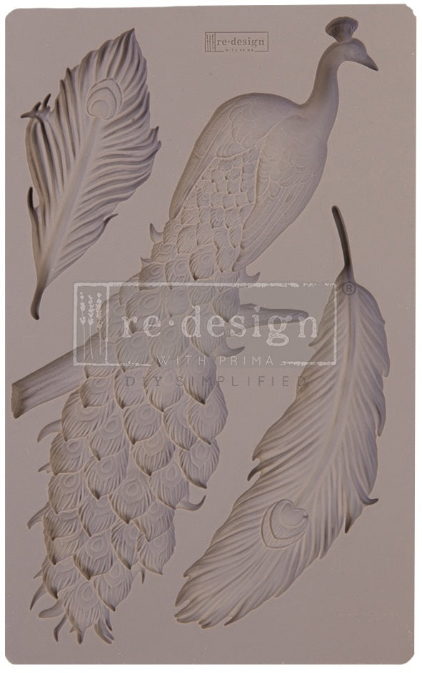 Prima Marketing Re-Design Mould 5"X8"X8mm - Regal Peacock