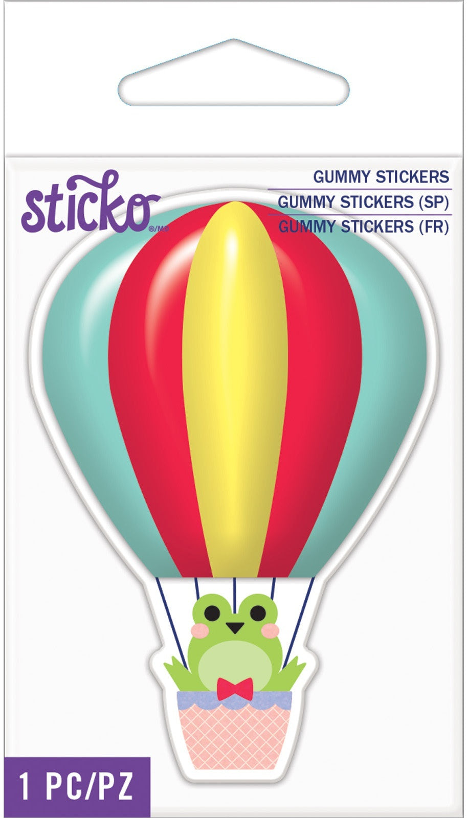 Sticko Gummy Stickers - Hot Air Balloon
