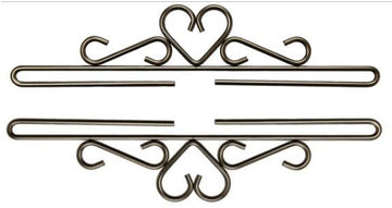 Permin Antique Metal Heart Bellpull, 20cm