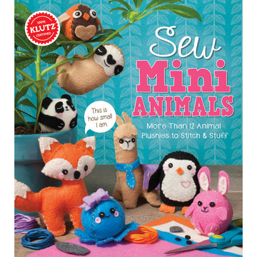 Klutz Sew Mini Animals Book Kit - 402640