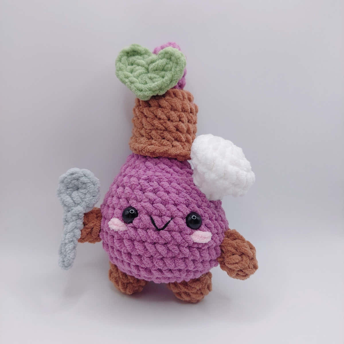 Ube the Purple Yam Amigurumi Crochet Pattern
