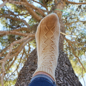 Angel Wings Heel Flap Socks