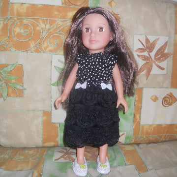 Ruffle Dress  for Heart for Hearts and Corolle Les Cheries