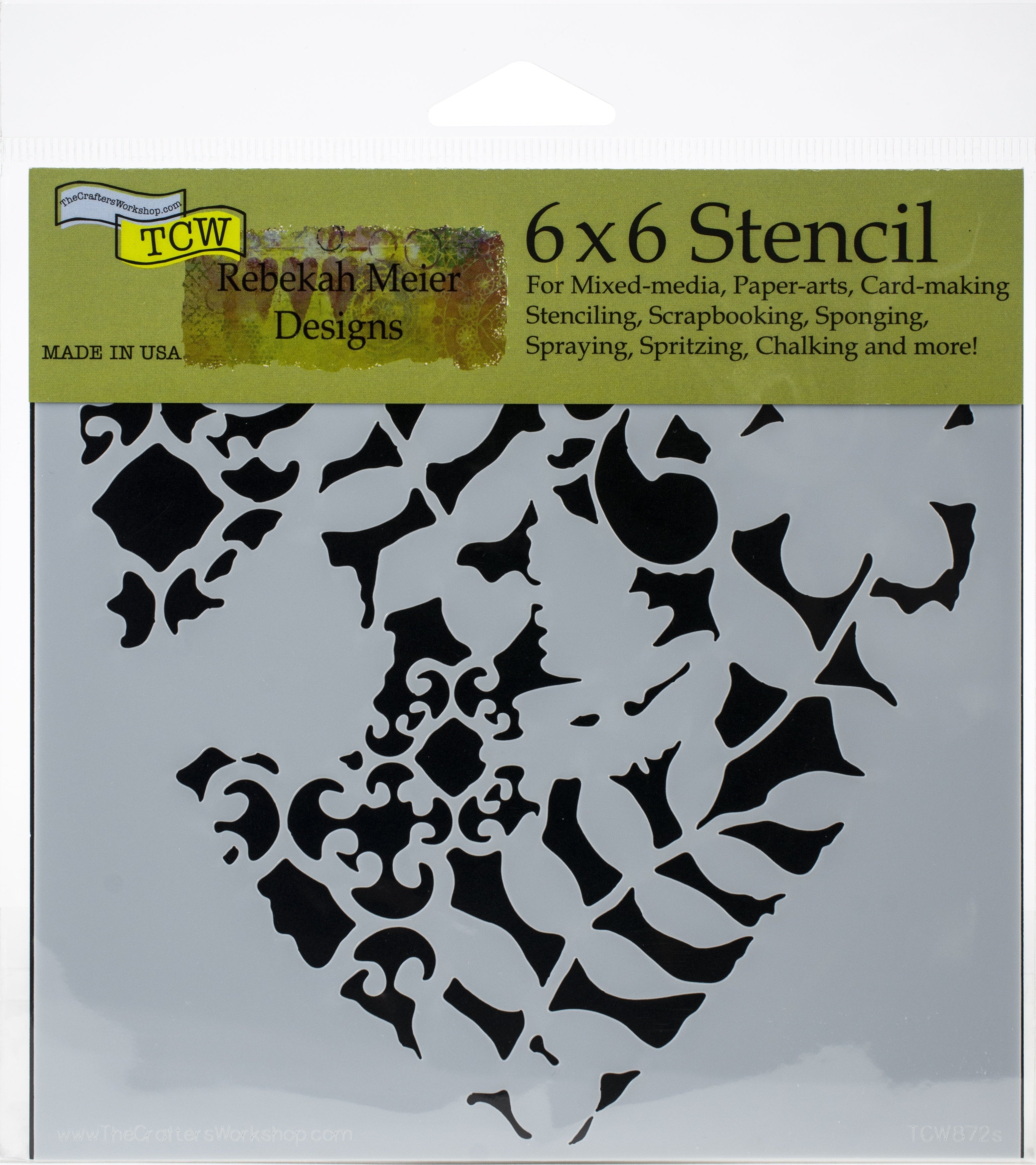 The Crafter's Workshop Crafter's Workshop Template 6"X6" - Heart Fern