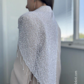 Sequin Triangle Shawl