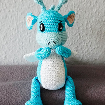Crochet Pattern for the dragon Drachi