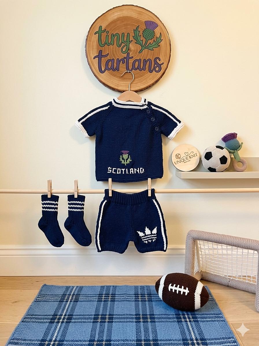 'Tiny Tartans' 3 piece set