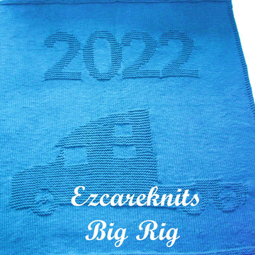 Big Rig Blanket Knitting Pattern