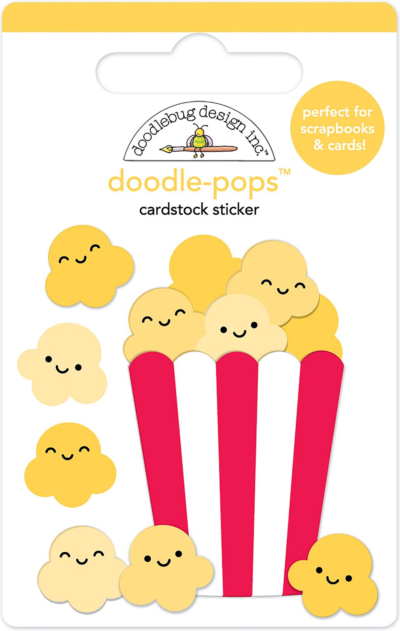 Doodlebug Doodle-Pops 3D Stickers - What's Poppin'