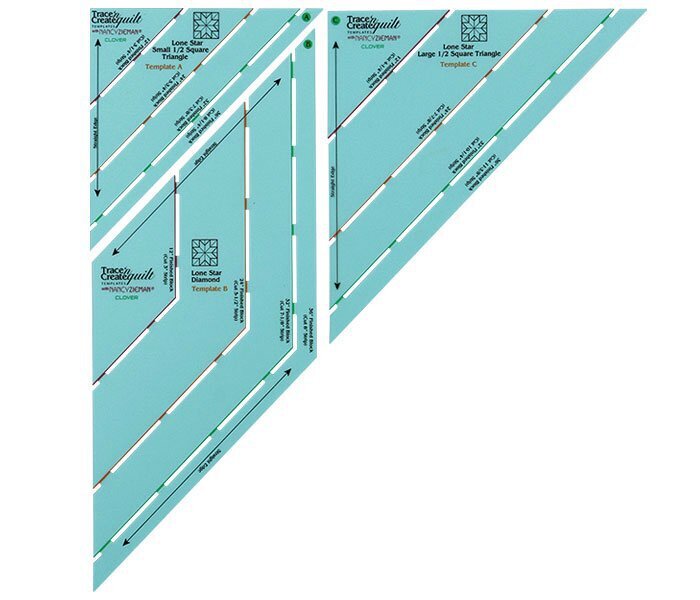 Clover Lone Star Collection Patchwork Template
