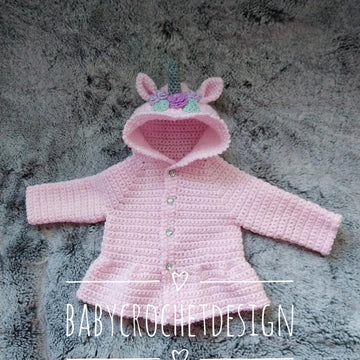 Baby Unicorn Dreams Hooded Jacket