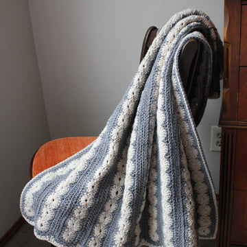 Oyster Bay Afghan Blanket US TERMS 3652