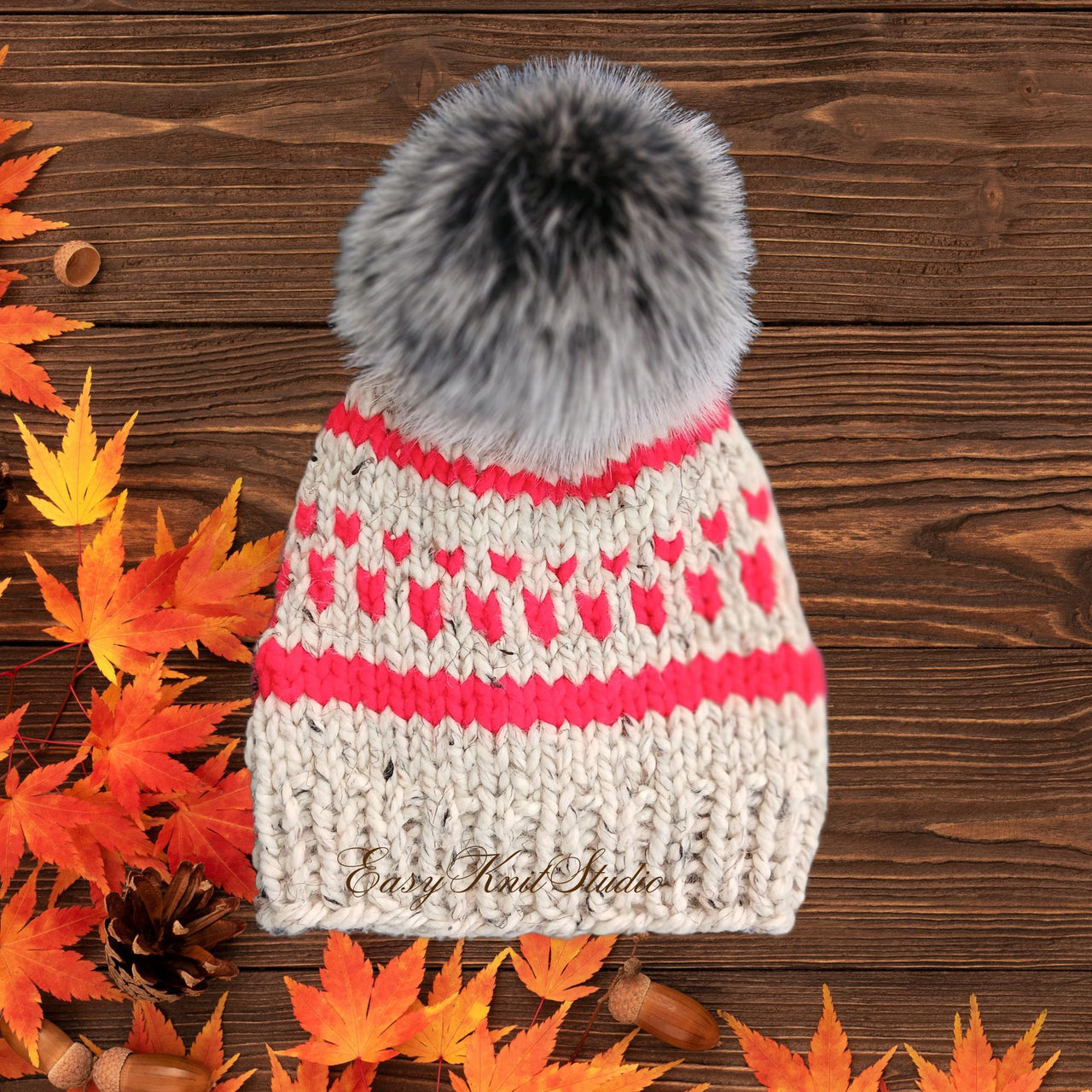 Pom Pom Baby Hat