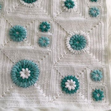 Pretty Granny Baby Blanket N 346