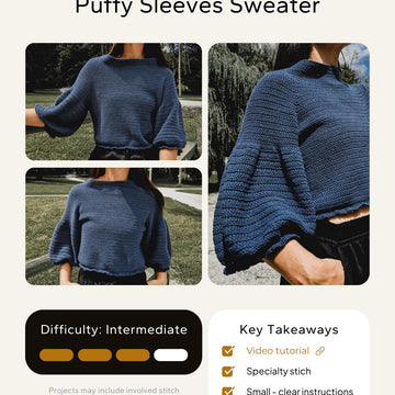 Puffy Sleeves Sweater