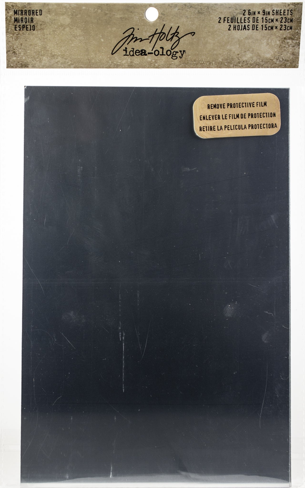 Advantus Idea-Ology Adhesive Mirrored Sheets 6"X9" 2/Pkg - 253016
