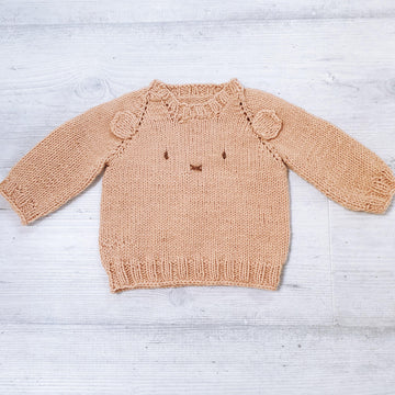Teddy Bear Top Down Jumper 0-2 yr