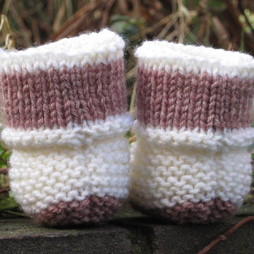 Heart Baby Booties