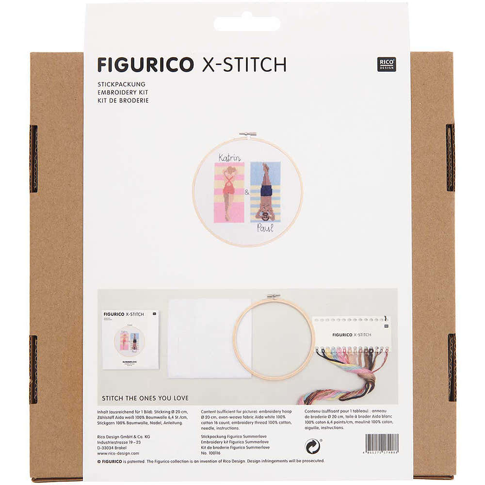 Rico Figurico Summerlove Cross Stitch Kit
