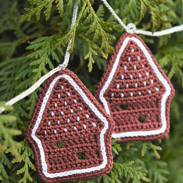 Gingerbread house ornament