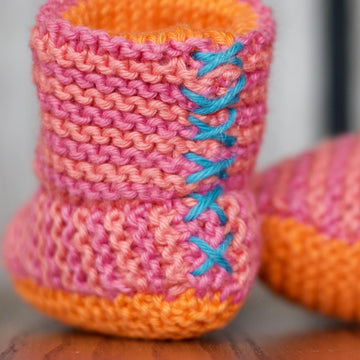 The 'Little Voyager' Baby Booties Knitting Pattern