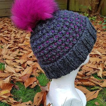 Blackberry Bobble Hat