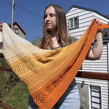 Beach Sunset Shawl