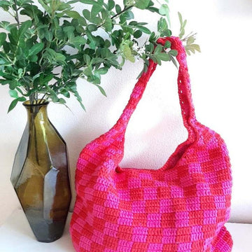 2 styles checkered bags