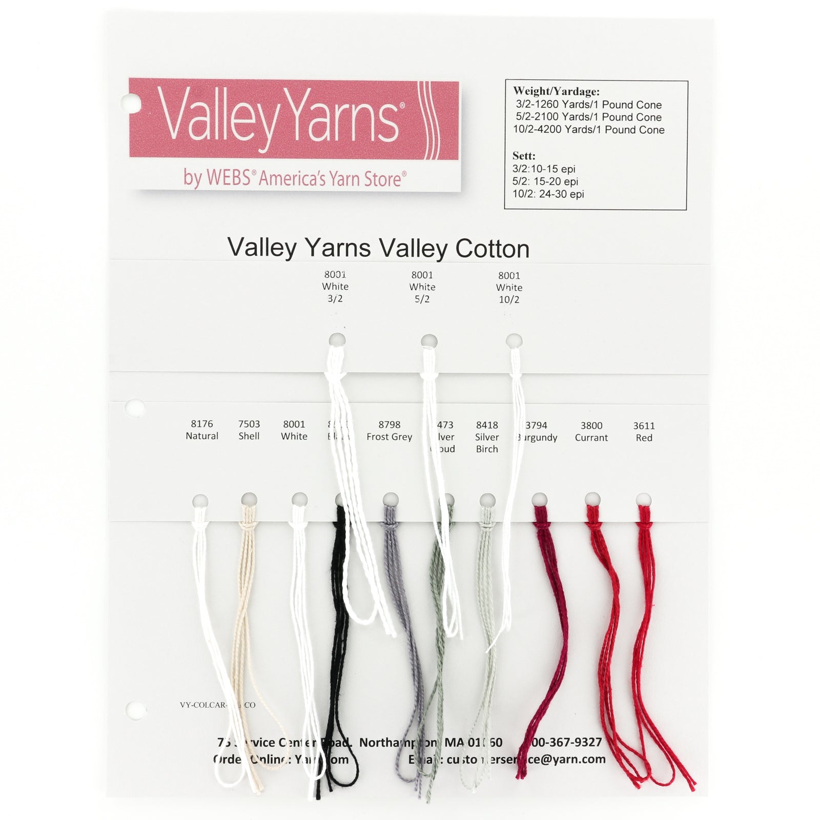 Valley Yarns Valley Cotton 3/2
